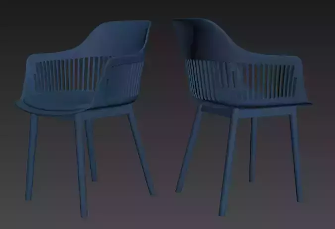 Luft Chair - Cadeira Luft 3D model