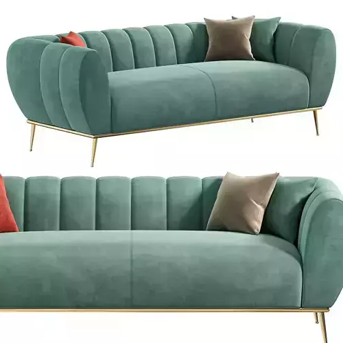 Sofa Gold Stainless Steel Base by Homary