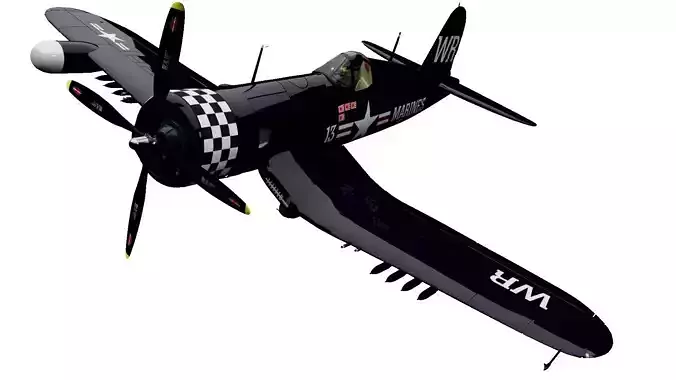 F4U-5 Corsair 3D model
