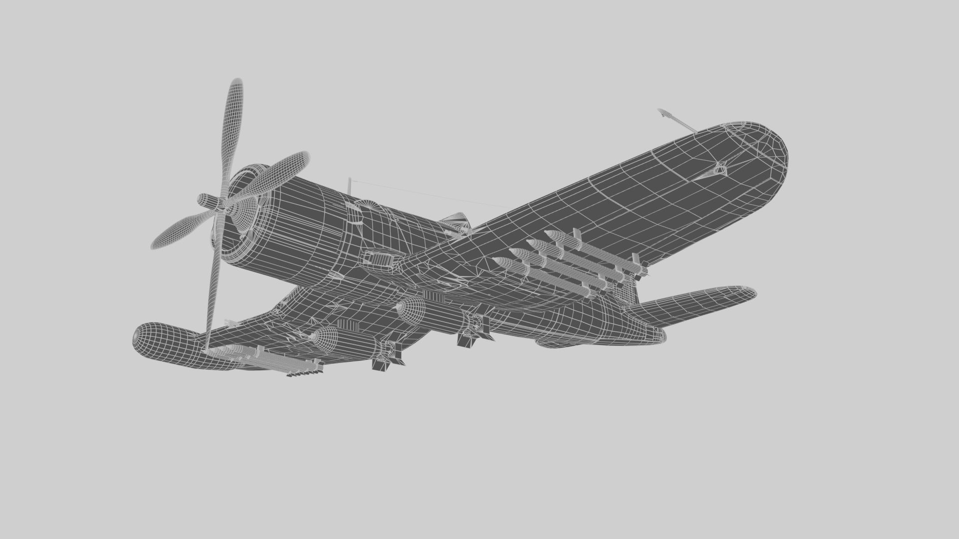 F4U-5 Corsair 3D model_25