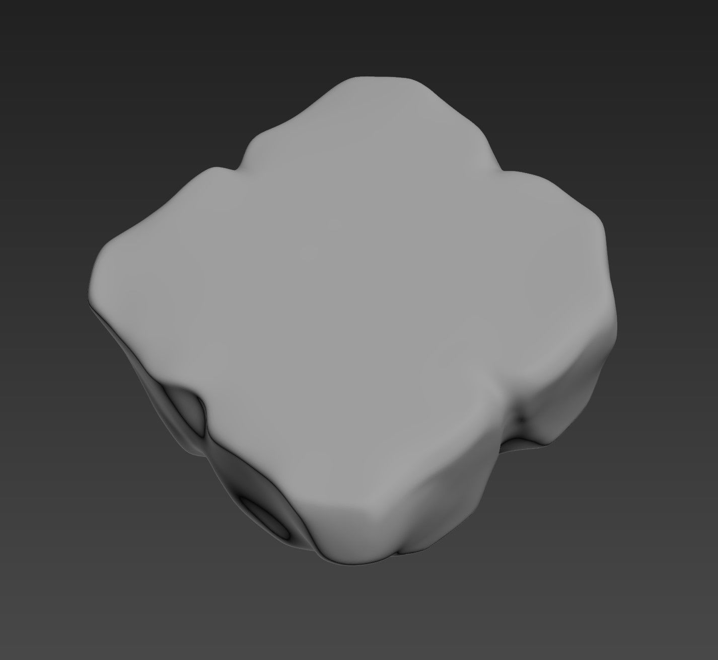 Stone Bench - Banco de pedra 3D model_2