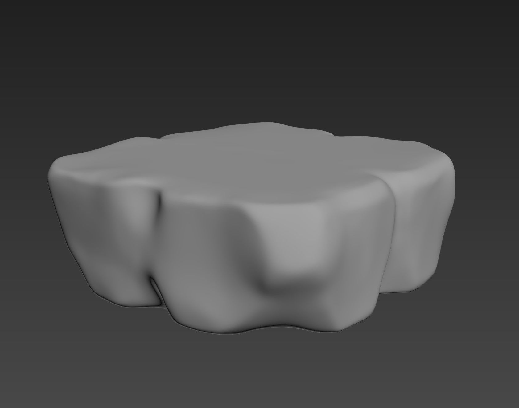 Stone Bench - Banco de pedra 3D model_1