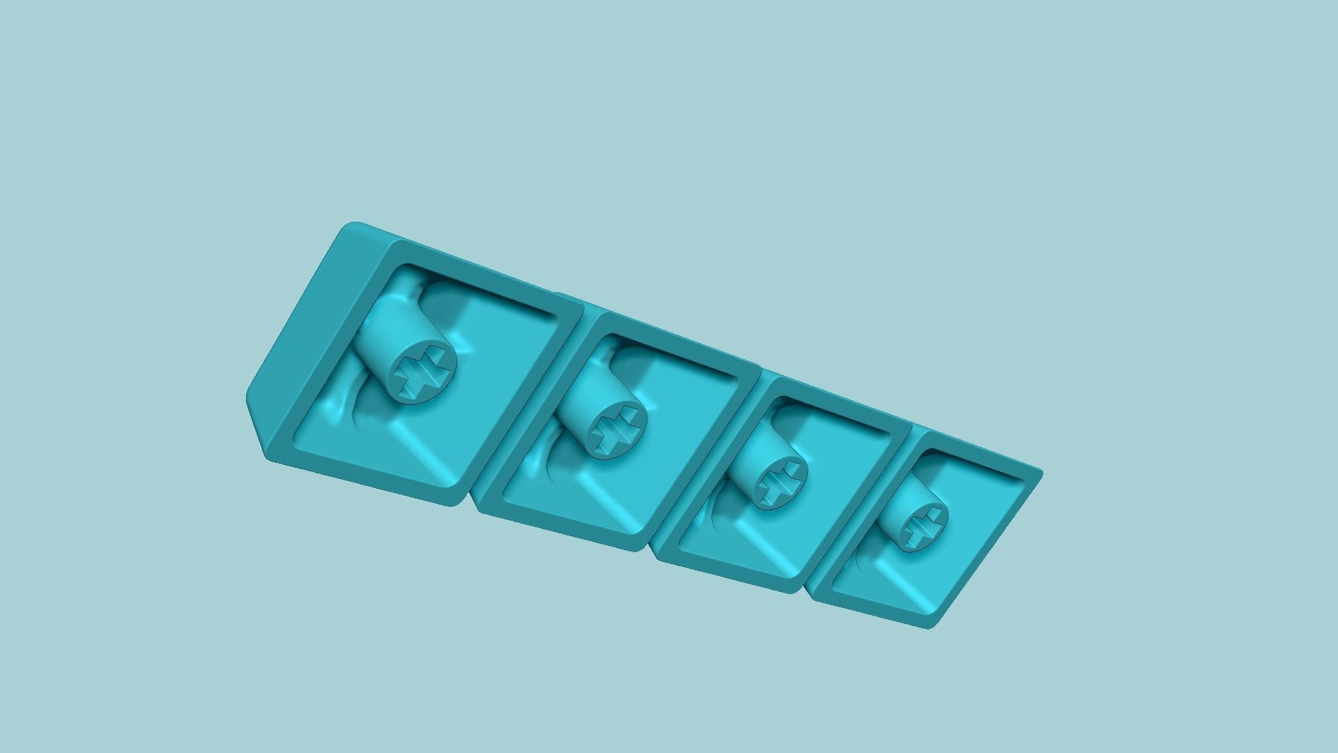KeyCap - Shark Attack - Creative Decorative KeyCaps 3D print model_7