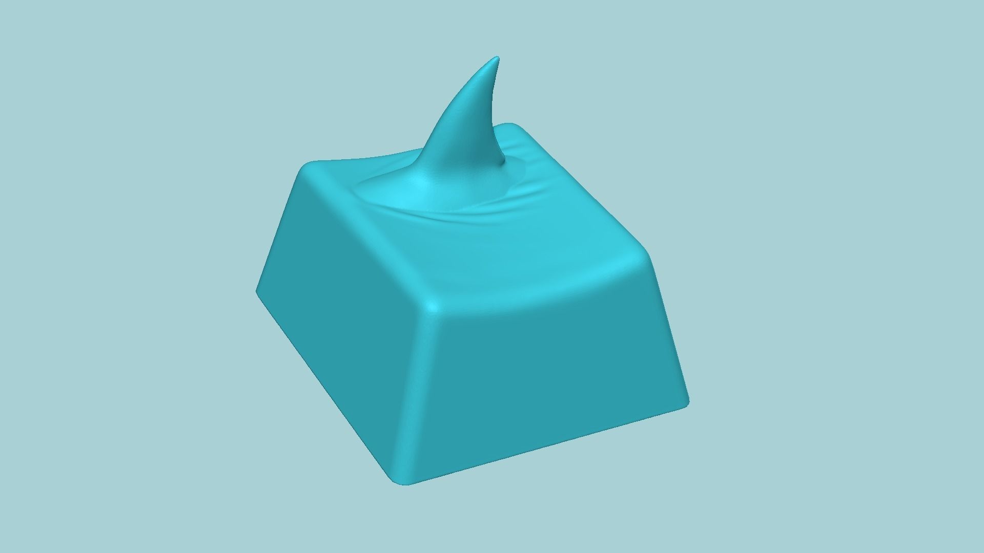 KeyCap - Shark Attack - Creative Decorative KeyCaps 3D print model_10