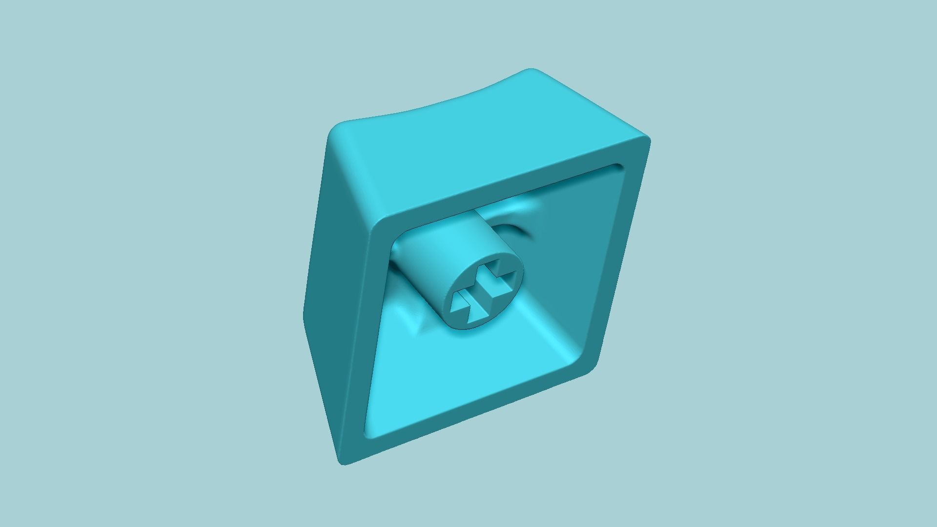 KeyCap - Shark Attack - Creative Decorative KeyCaps 3D print model_5