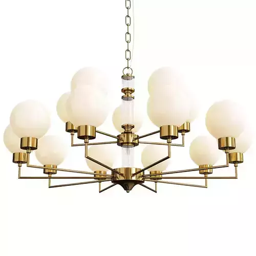 Zibille Chandelier Brass 93