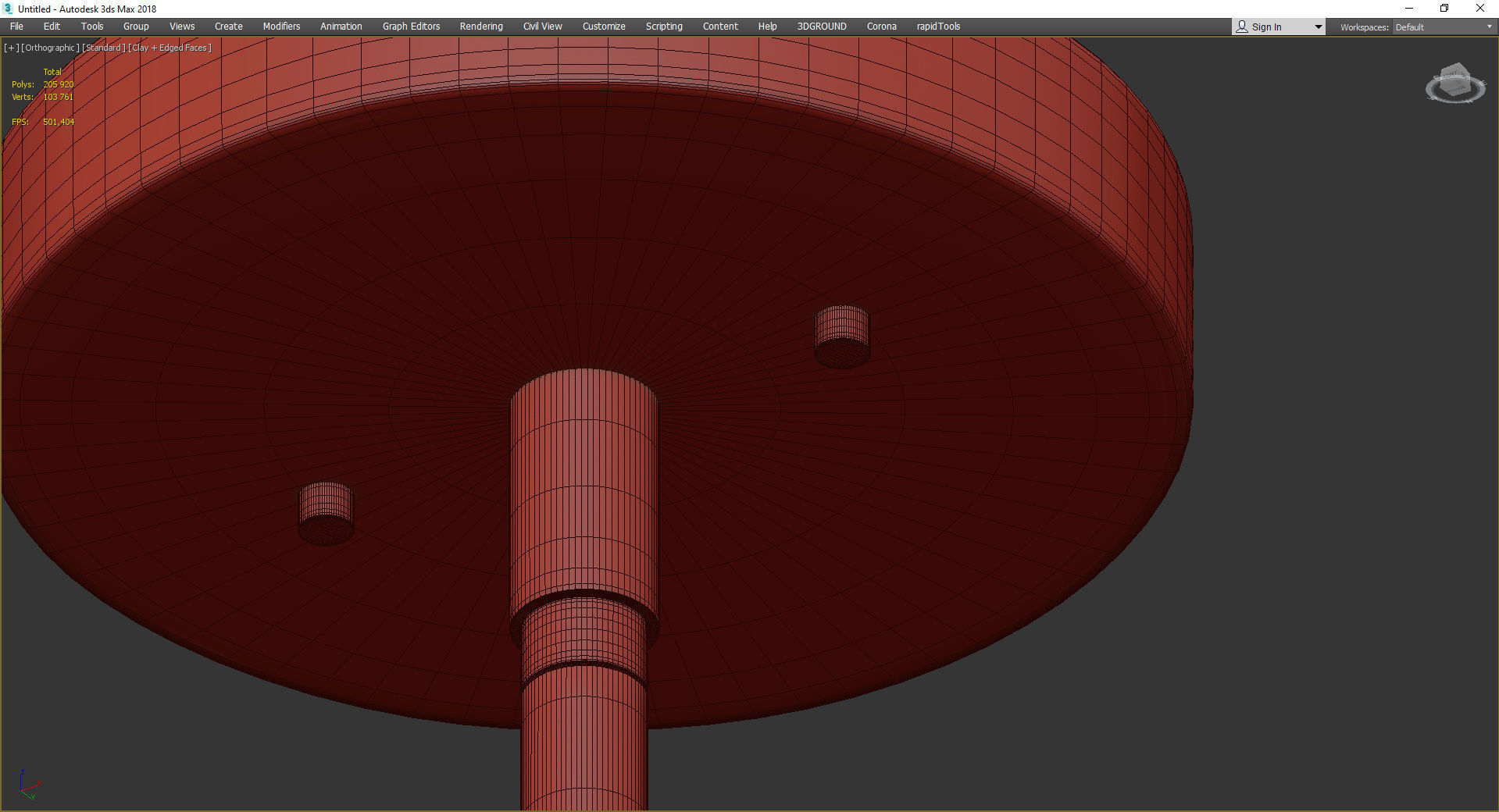 Craftmade Piltz Low-poly 3D model_4