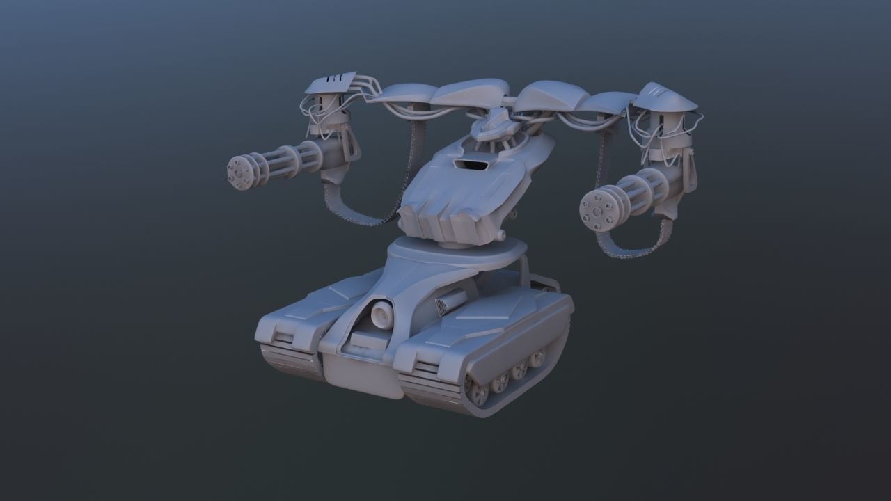 Terminator T1 Salvation Movie 3D model_9