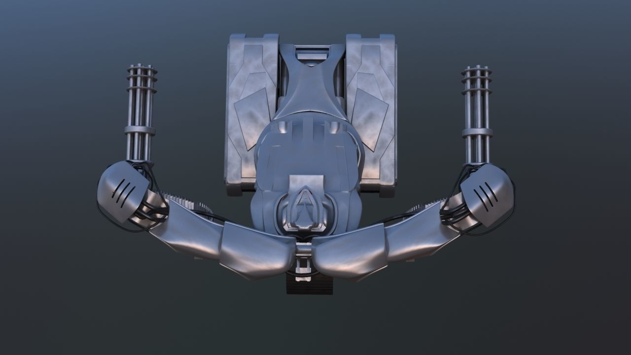 Terminator T1 Salvation Movie 3D model_8