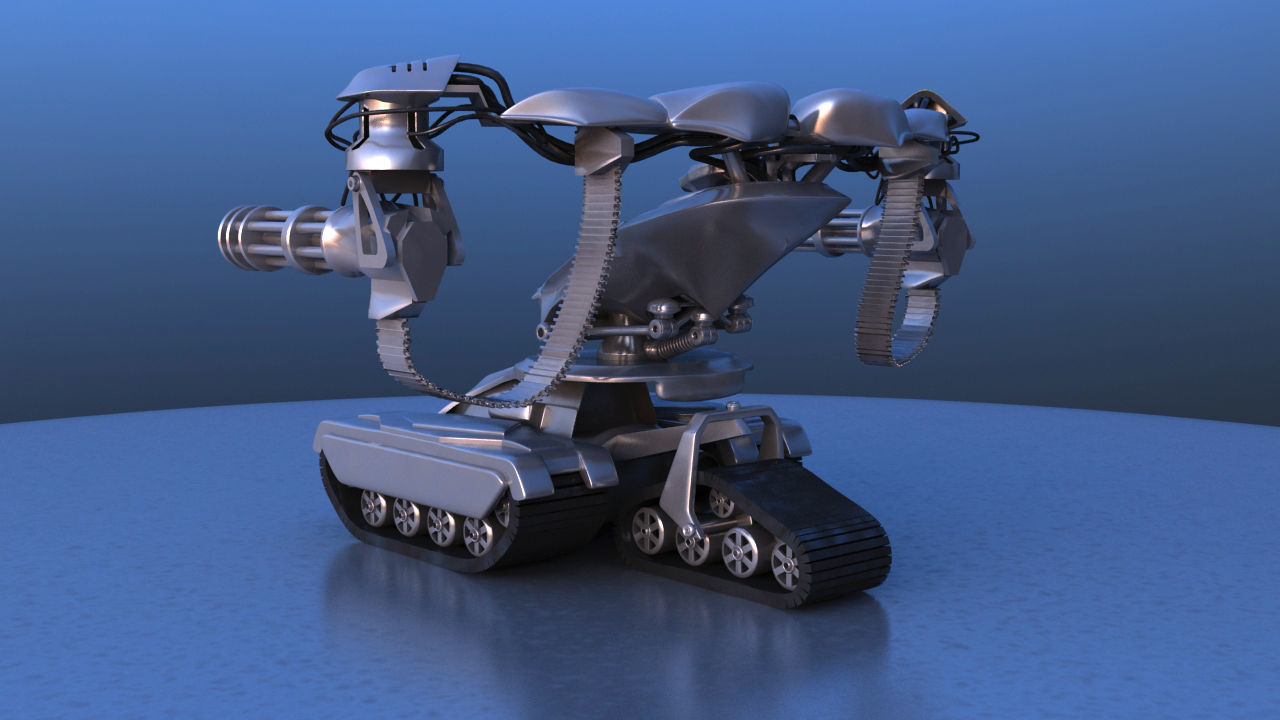 Terminator T1 Salvation Movie 3D model_1