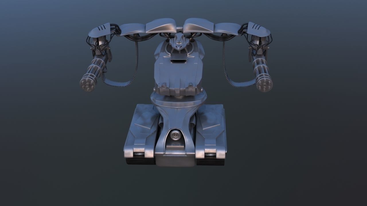 Terminator T1 Salvation Movie 3D model_4