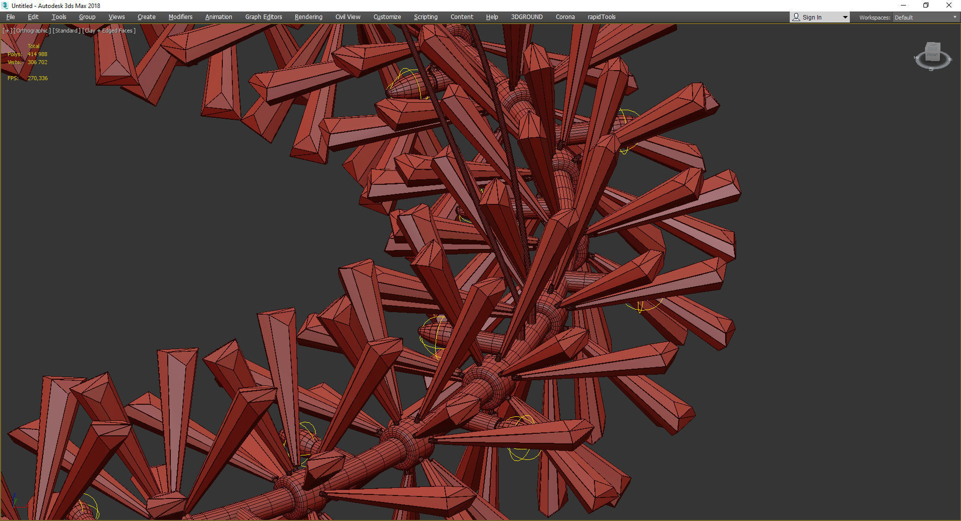 APPOINT CRYSTAL Low-poly 3D model_4