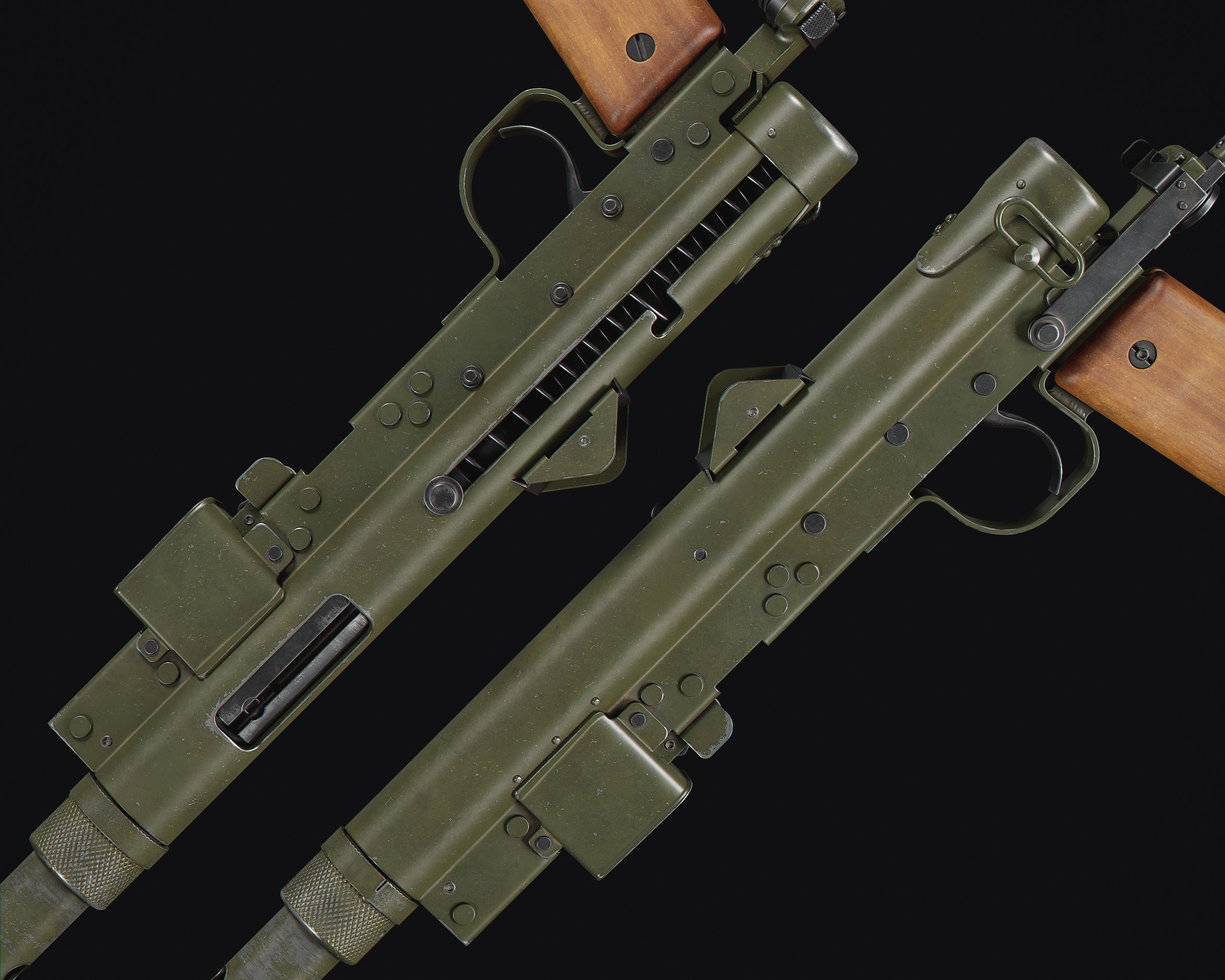 Carl Gustaf M45 Low-poly 3D model_6