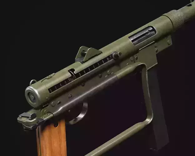 Carl Gustaf M45 Low-poly 3D model