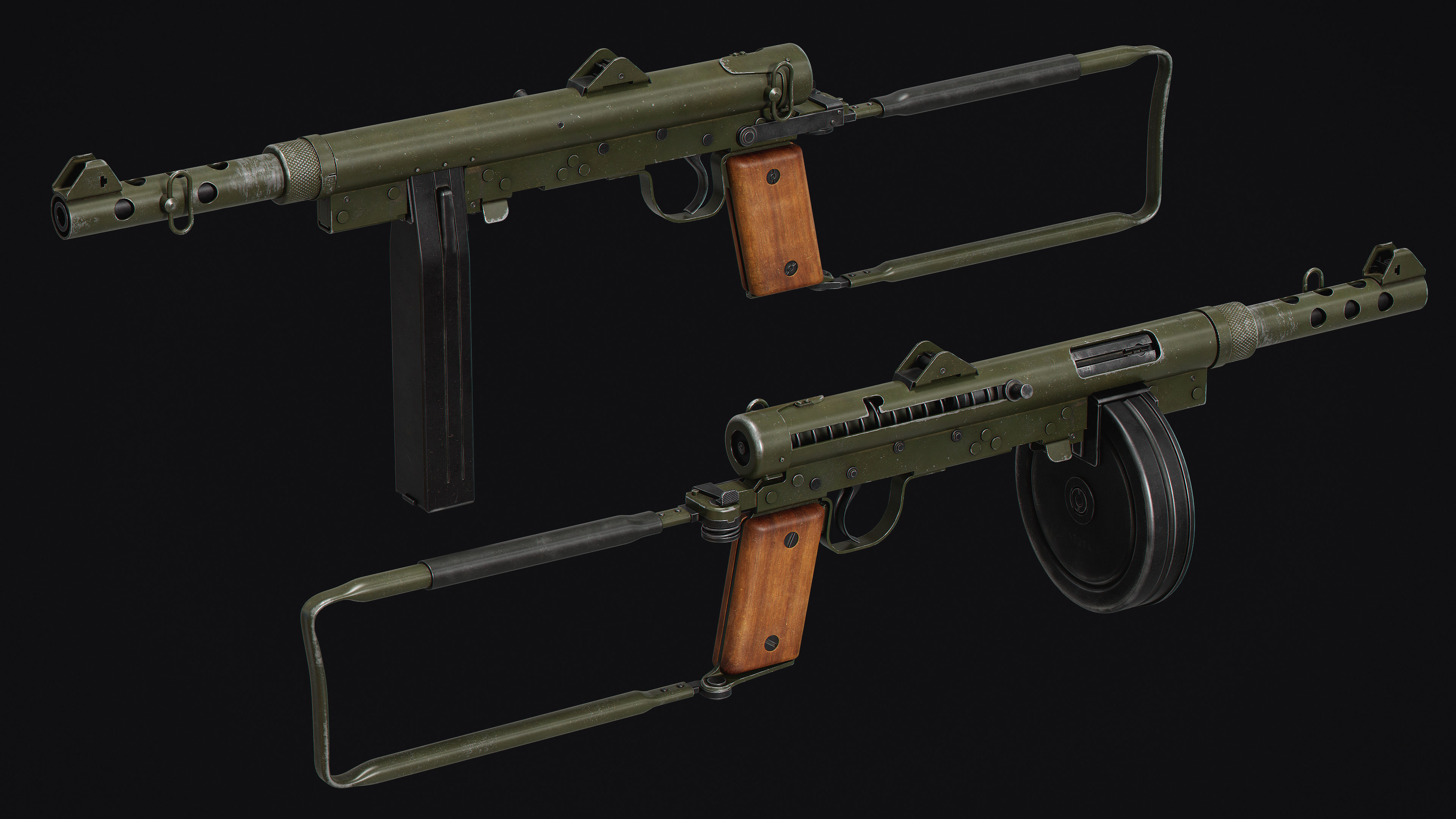 Carl Gustaf M45 Low-poly 3D model_3