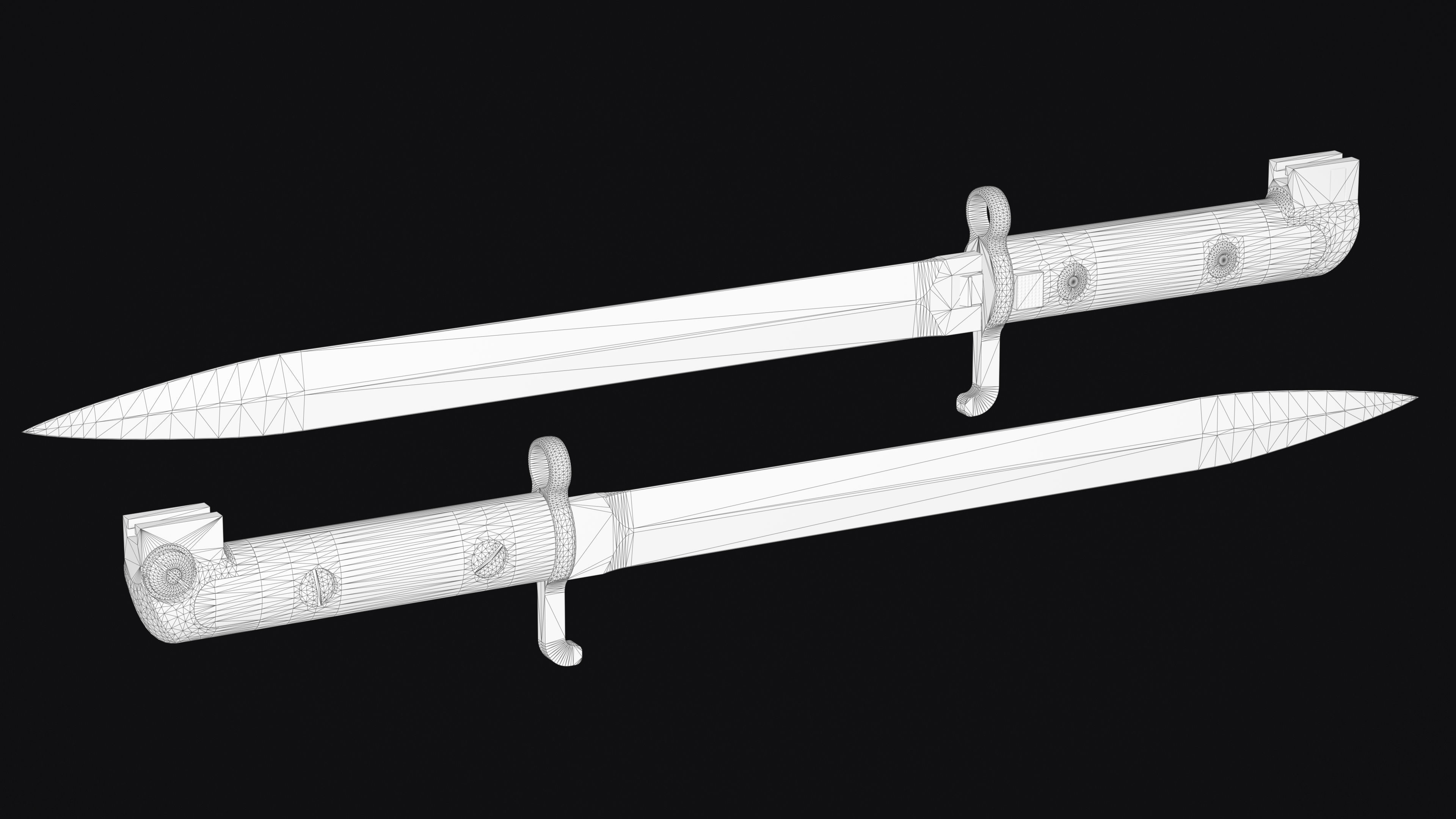 Carl Gustaf M45 Low-poly 3D model_11