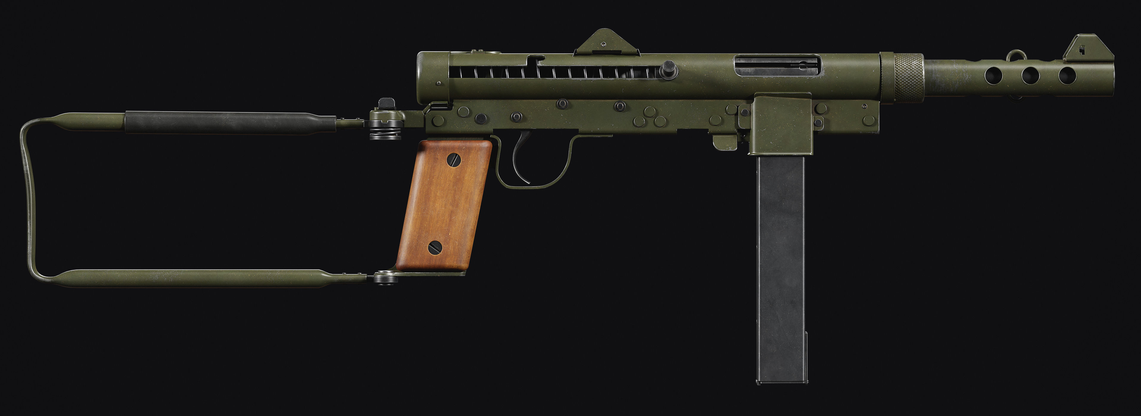 Carl Gustaf M45 Low-poly 3D model_4