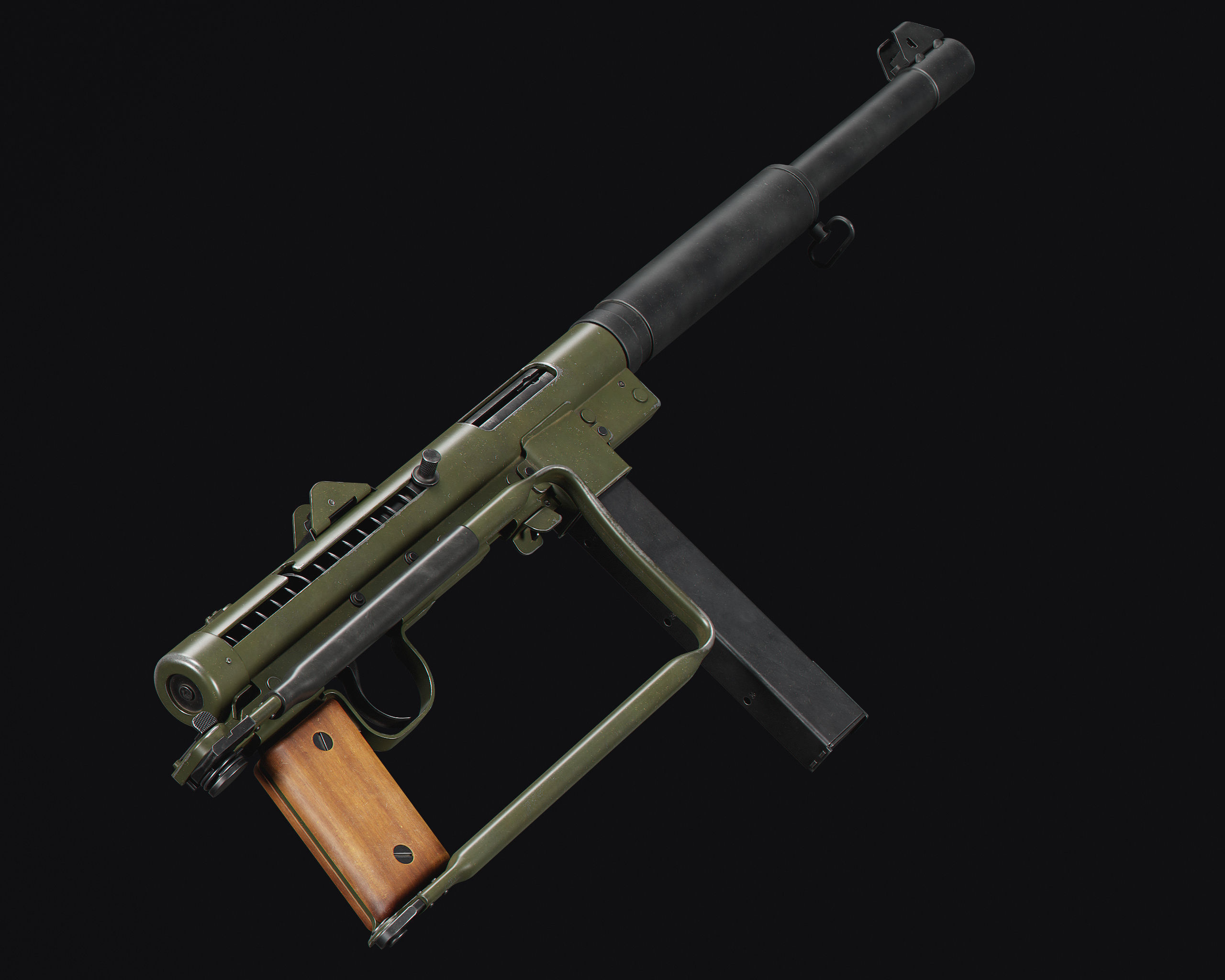 Carl Gustaf M45 Low-poly 3D model_8