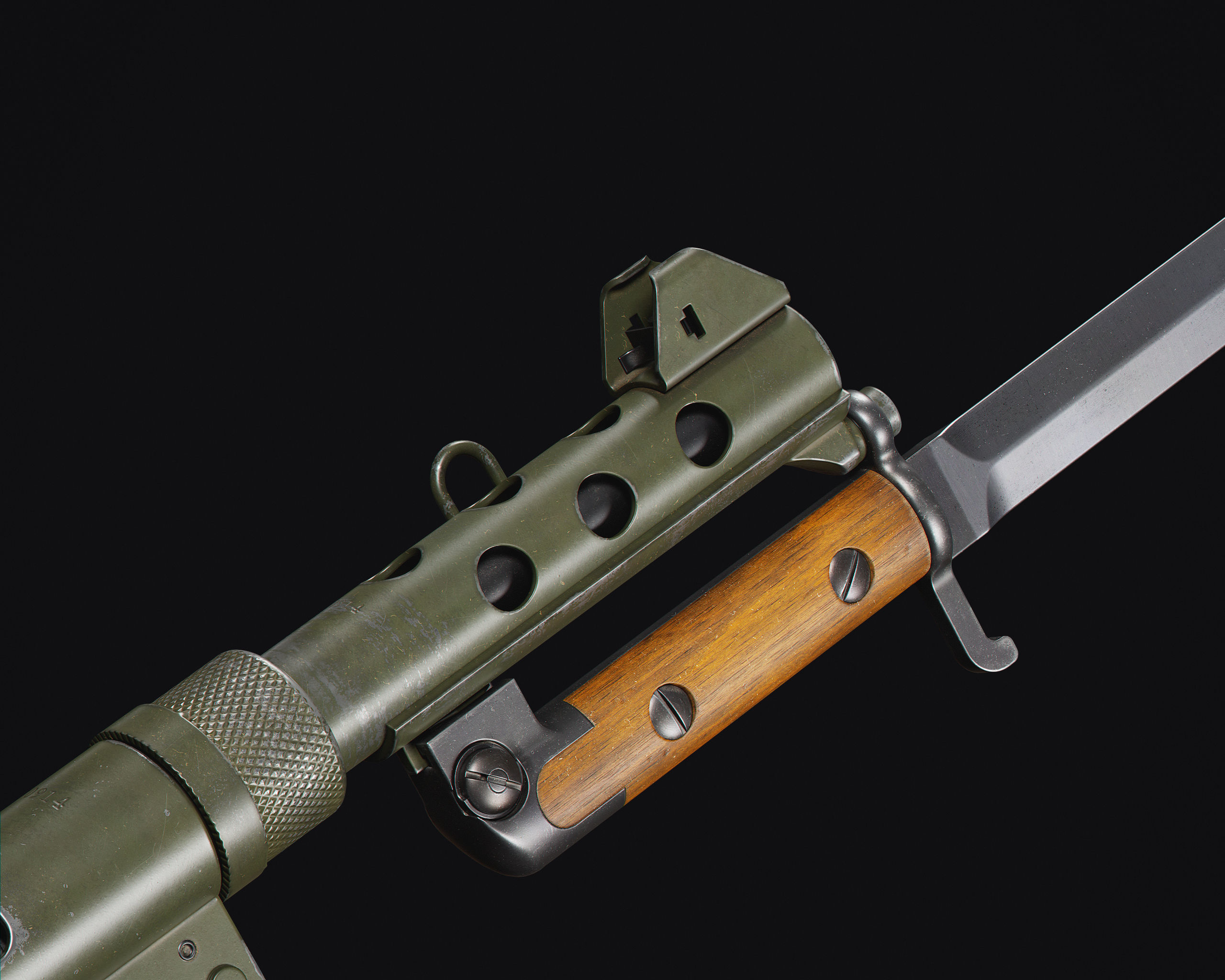 Carl Gustaf M45 Low-poly 3D model_7