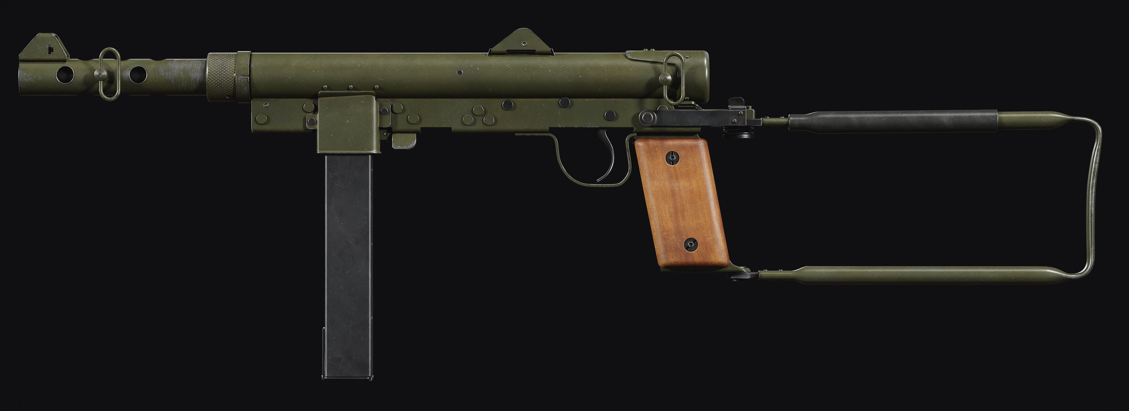 Carl Gustaf M45 Low-poly 3D model_5