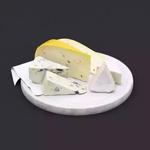 Cheese Board I 3D model