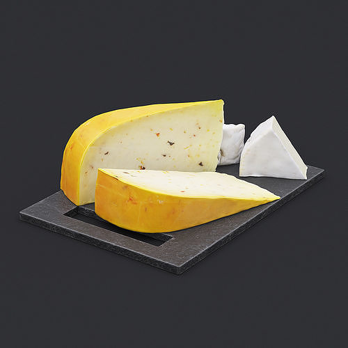 Cheese Board II 3D model 2