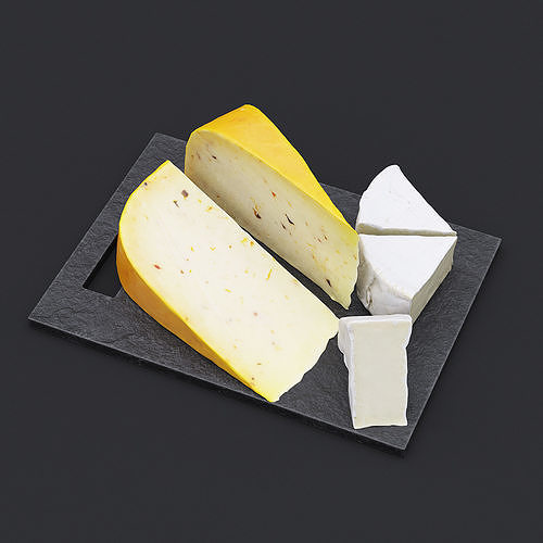 Cheese Board II 3D model 5