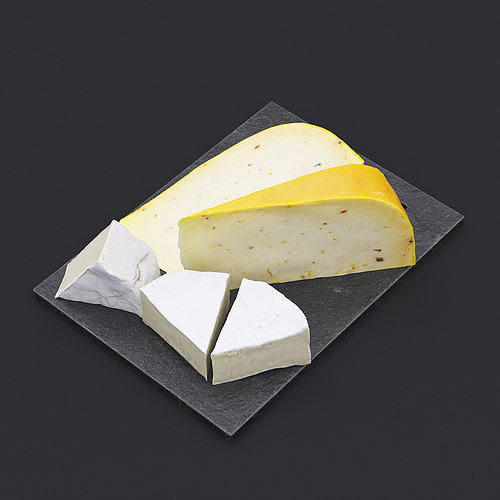 Cheese Board II 3D model 4
