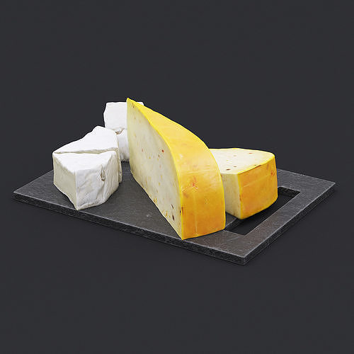Cheese Board II 3D model 3