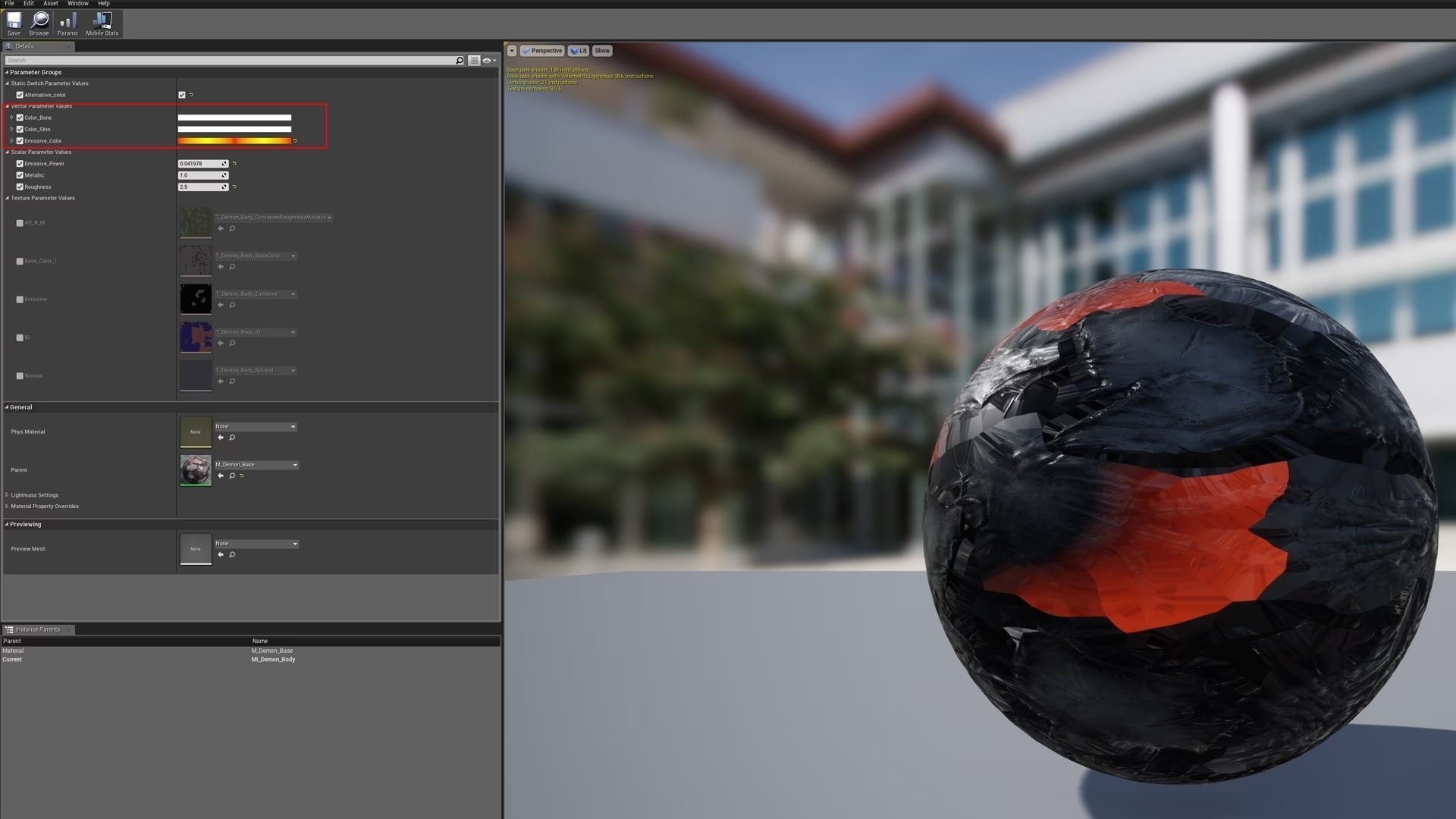 Demon  Low-poly 3D model_14