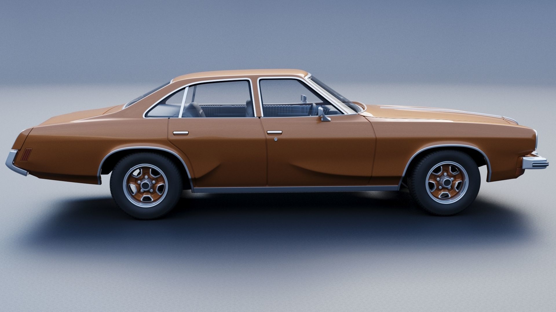 Oldsmobile Cutlass Salon 1973 3D print model_7