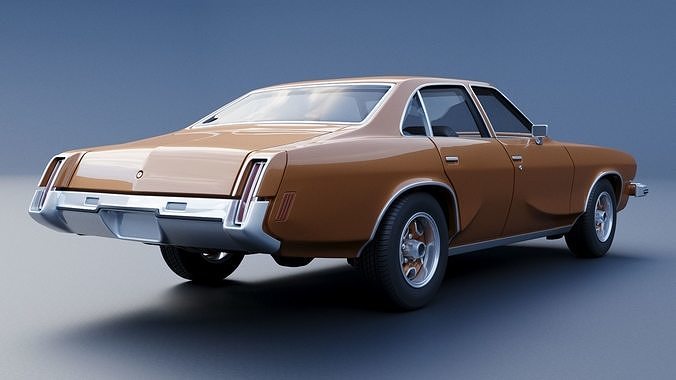 Oldsmobile Cutlass Salon 1973 3D print model 6