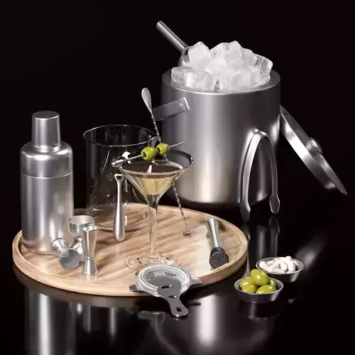 kitchen accessories 3D model