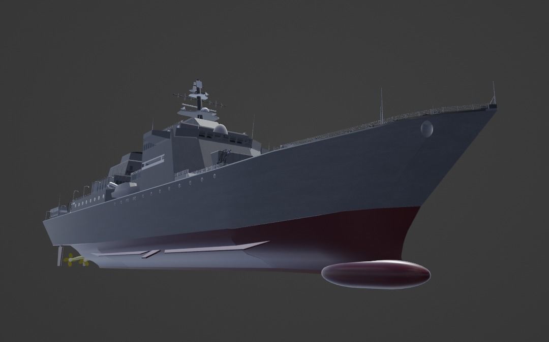 Large Research Ship 3D model_8