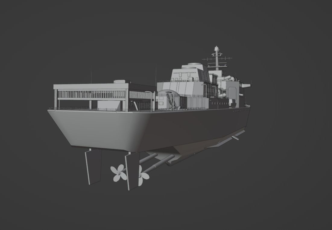 Large Research Ship 3D model_27