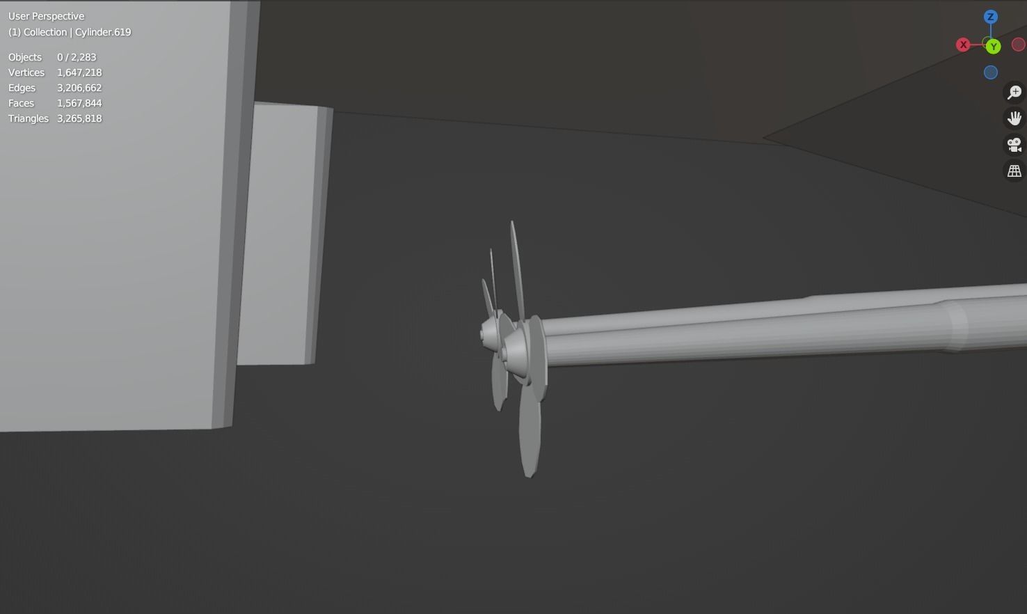 Large Research Ship 3D model_38