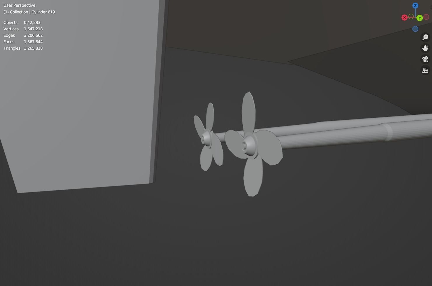 Large Research Ship 3D model_37