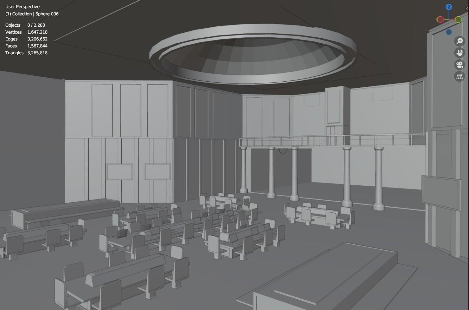 Large Research Ship 3D model_23