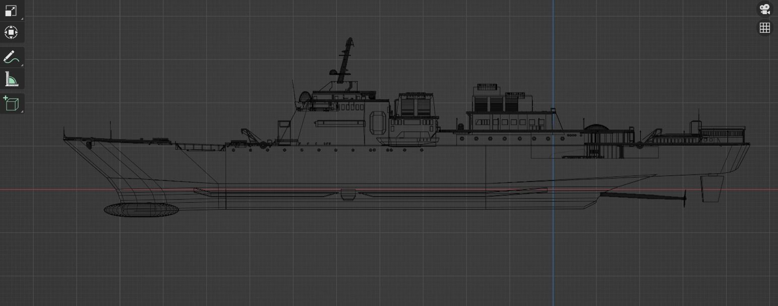 Large Research Ship 3D model_46