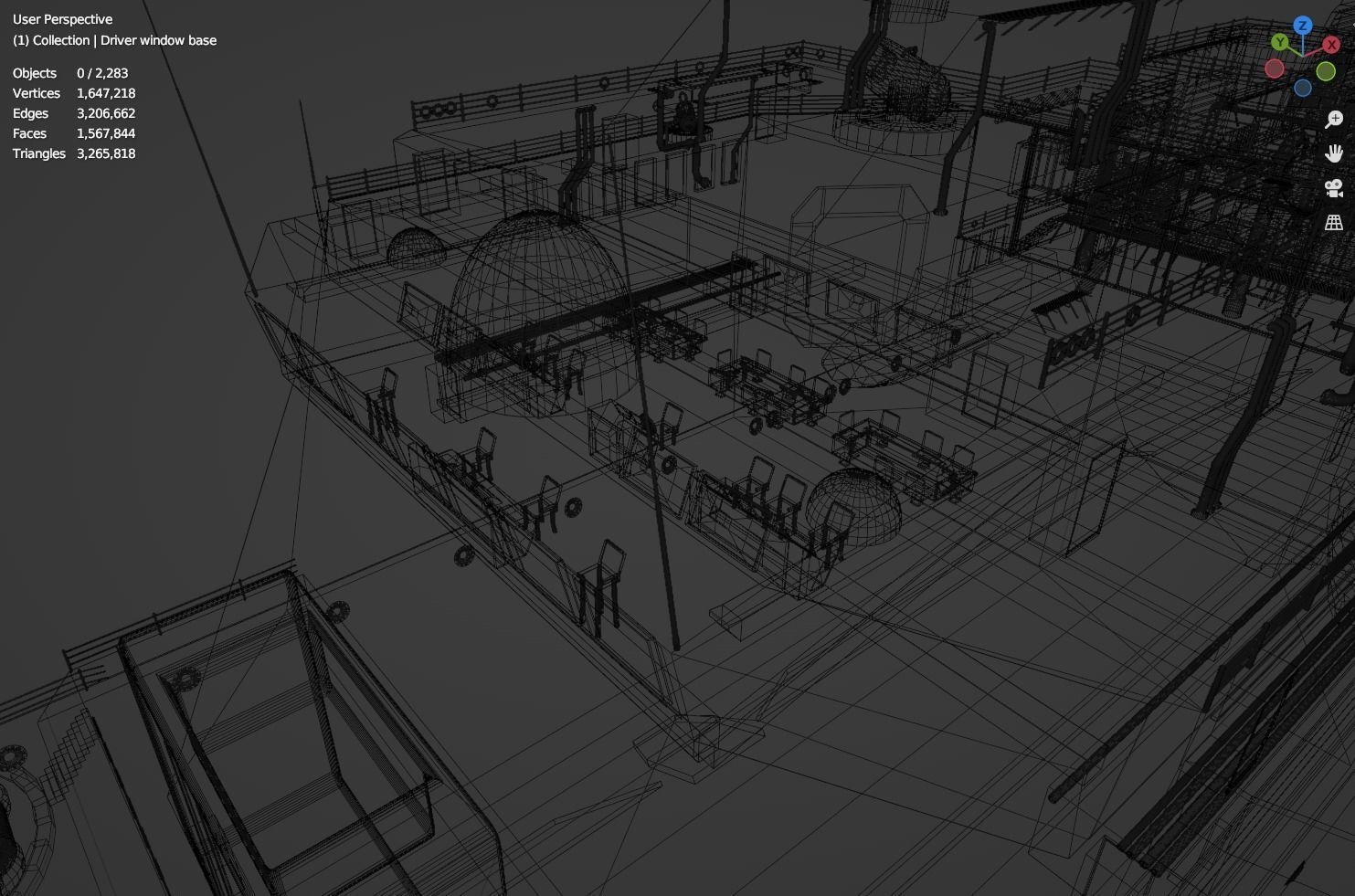 Large Research Ship 3D model_49