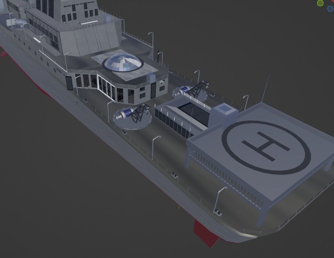 Large Research Ship 3D model_11