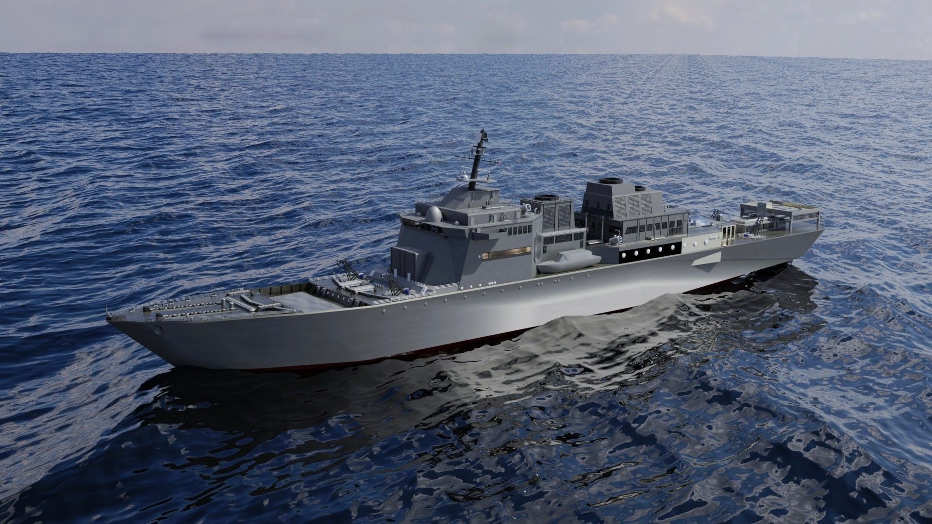 Large Research Ship 3D model_6