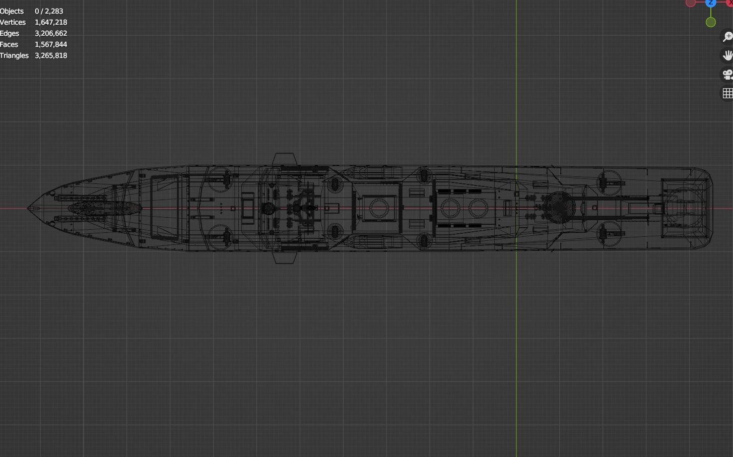 Large Research Ship 3D model_45