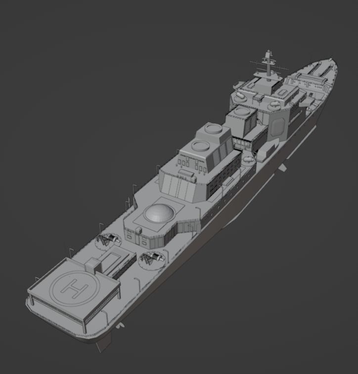 Large Research Ship 3D model_44