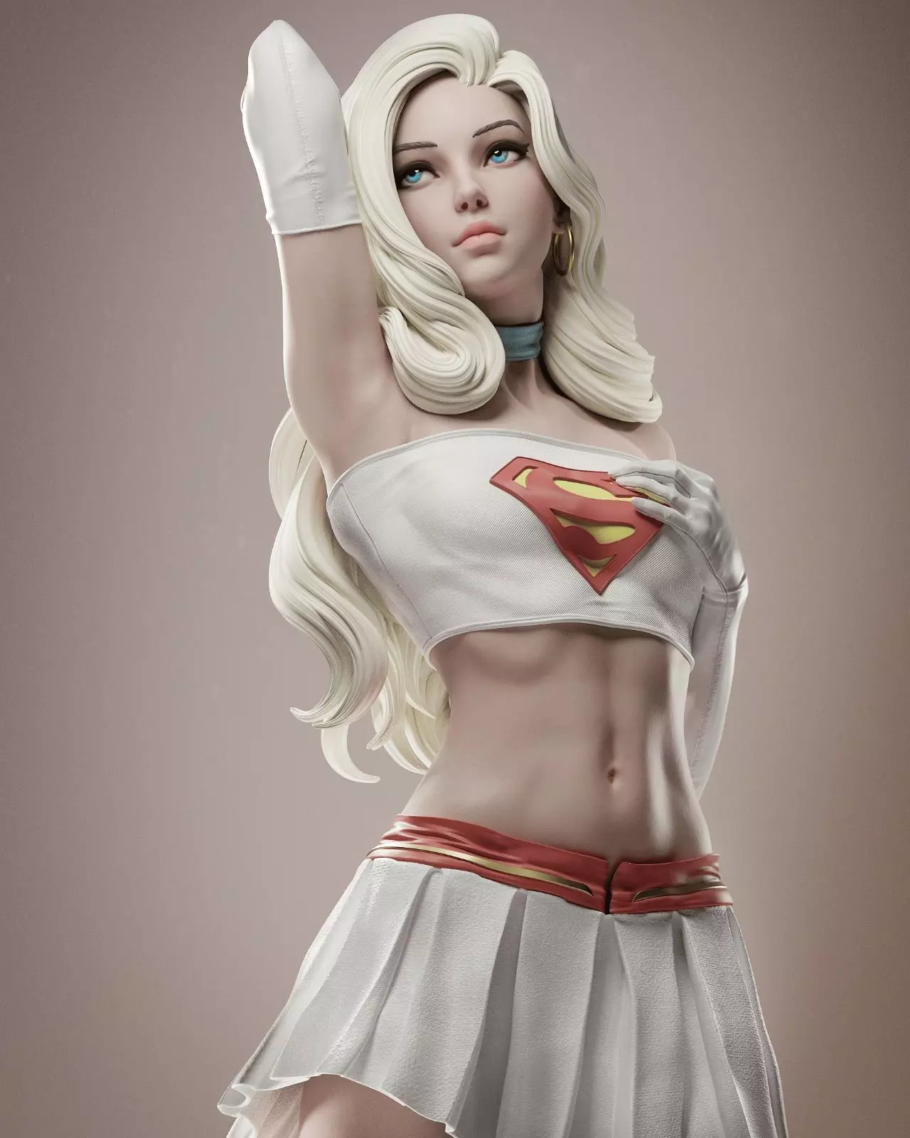 Supergirl 3D Print 3D print model_0