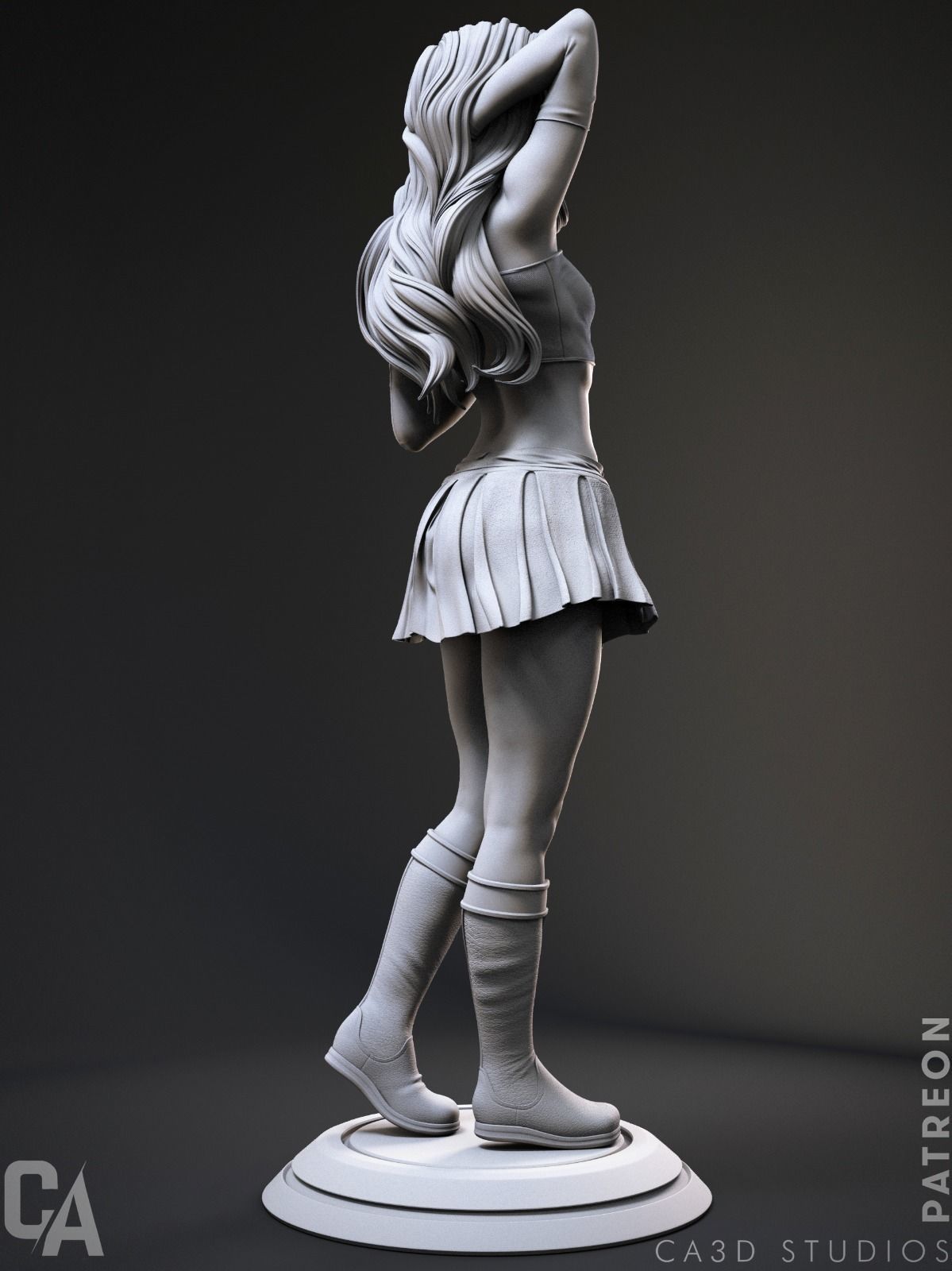 Supergirl 3D Print 3D print model_8