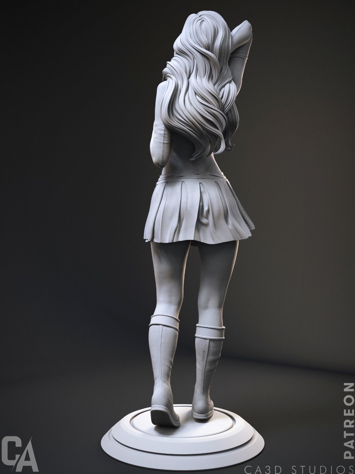 Supergirl 3D Print 3D print model_9