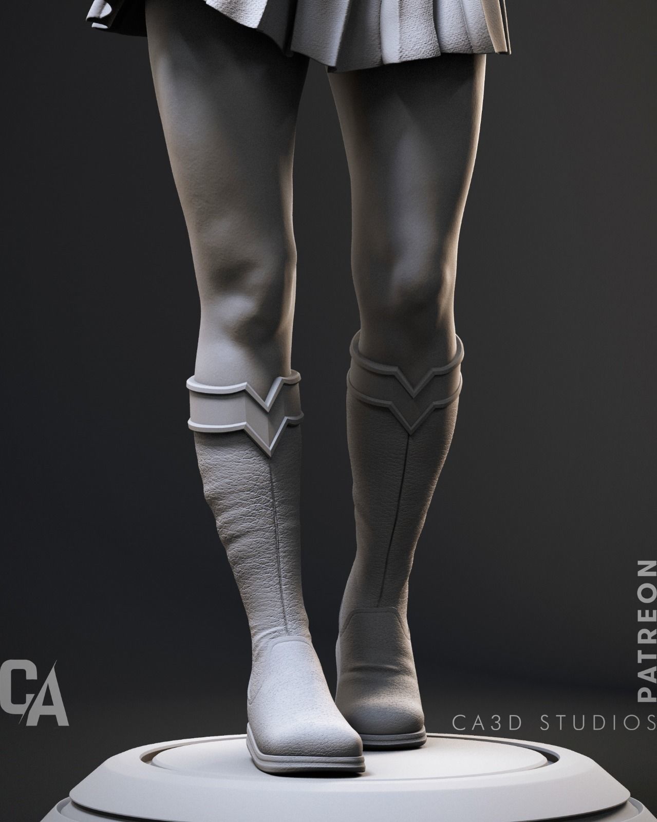 Supergirl 3D Print 3D print model_6