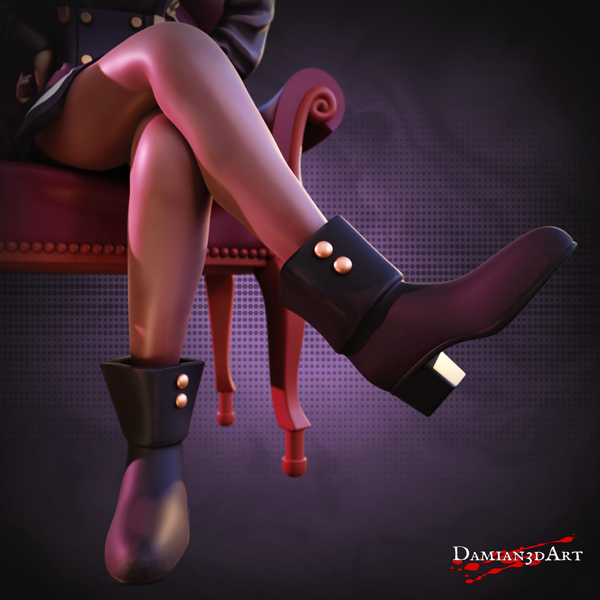 Lily Spy Classroom STL 3D Model  3D print model_2