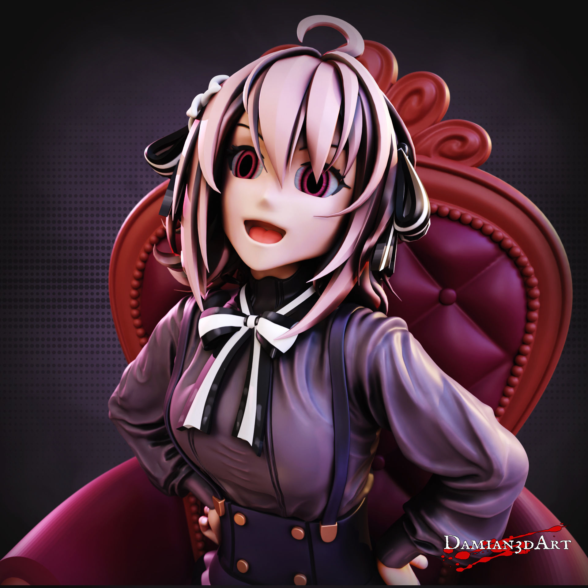 Lily Spy Classroom STL 3D Model  3D print model_6